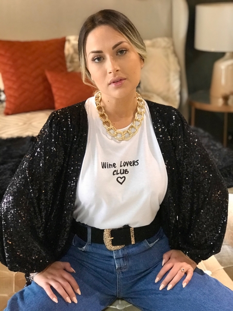 Camiseta básica “ Wine lovers Club”