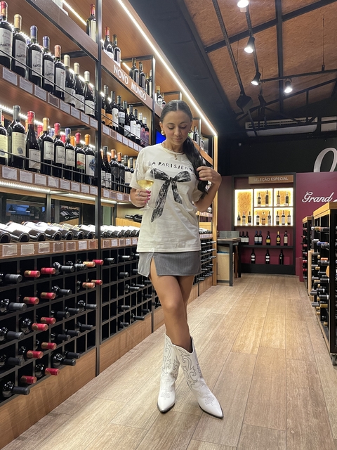 Tee Clássica Babylook "La Parisienne"