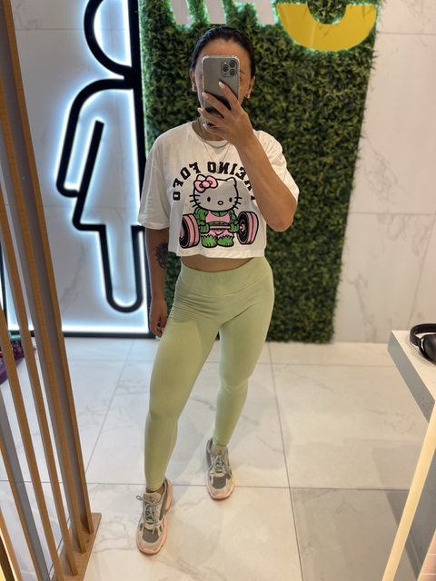 Cropped “Treino fofo” Hello Kit
