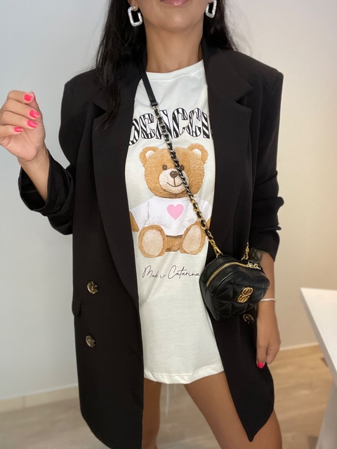 Camiseta Oversized Mocaccino Teddy