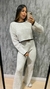 Conjunto Tricot Fio Mousse Bicolor - Mescla na internet