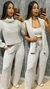 Conjunto Tricot Fio Mousse Gola - Mescla - comprar online