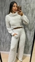 Conjunto Tricot Fio Mousse Gola - Mescla - Concept Closet - Loja de Roupas Feminina em Presidente Prudente