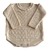 Body Infantil de Tricô Links Bege - comprar online