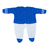Kit Macacão Jacquard Azul-Bic e Body com Gola Bordada - comprar online