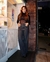 CALÇA JEANS WIDE LEG PREMIUM COM STRASS - comprar online