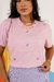 T-shirt Estampada Flamingos Poá na internet