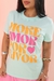 T-shirt Estampada More Amor na internet
