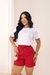 T-shirt Estampada Flores Delicadas Mangas - loja online