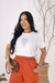 T-shirt Estampada Das Minhas Feridas Flores Fez Nascer(frente E Costa) - loja online