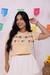 T-shirt Estampada Bandeirinhas na internet