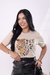 T-shirt Estampada Onça Metade
