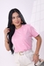 T-shirt Estampada Coração Poá - comprar online