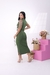 Vestido Midi Canelado