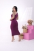 Vestido Midi Canelado Ombro Só - LOVE LINDA