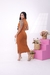 Vestido Midi Canelado na internet