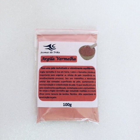 Argila Vermelha Cosmética 100g