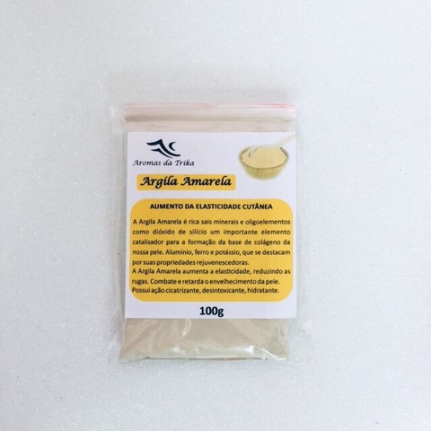Argila Amarela Cosmética 100g