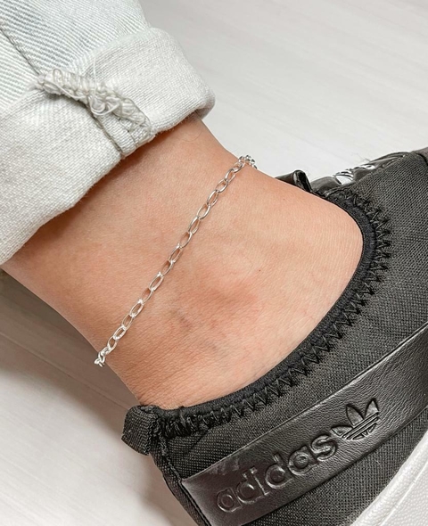 Tornozeleira elo oval