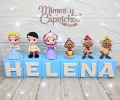 Cubos personalizados Cinderela