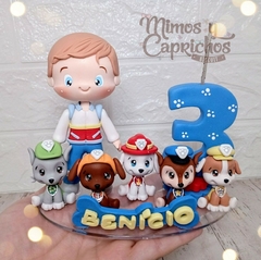 Topo personalizado Patrulha Canina