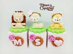 Cubo personalizado bosque