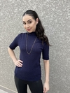 Blusa básica manga curta