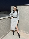 Vestido com fenda