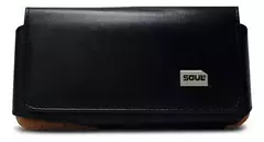 Estuche Funda Celular Anti Robo Ecocuero Cinturon Pasacinto - COELECTRON