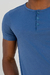 Camiseta Gola Henley (30104) - Lupus Wear
