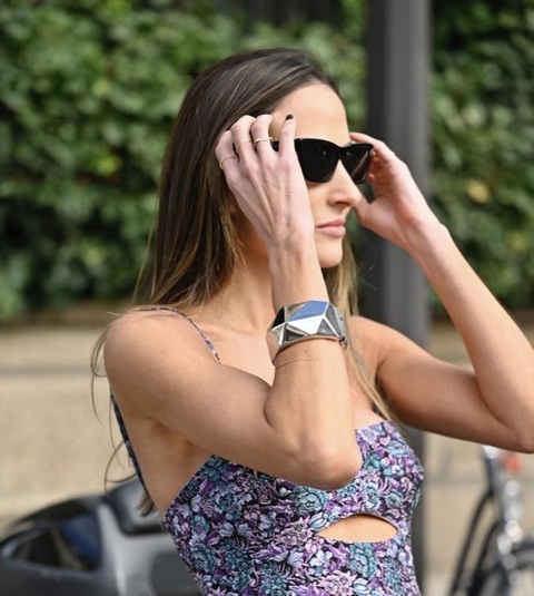 Bracelete Geométrico Prata