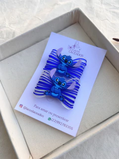 Par Laço Aqua Stitch azul - comprar online
