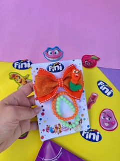 Laço Fini minhoca 9cm - Edição limitada - comprar online