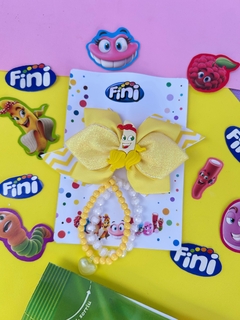 Laço Fini bananinha 9cm - Edição limitada - comprar online