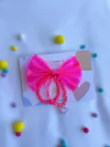 Kit Laço piscina Pink neon M+ pulseiras - comprar online