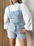 CROPPED JEANS STRASS