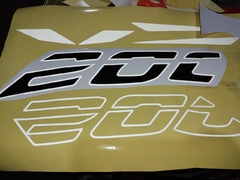 KIT REFLECTIVOS NUMEROS 200 NS 200 BAJAJ