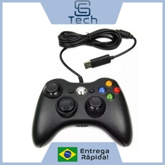 Controle por fio para Xbox 360 Slim / Fat e Pc Joystick Top