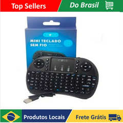 Imagem do Mini teclado controle sem fio para smart tv box pc/frete grátis/entrega rápida/compras seguras