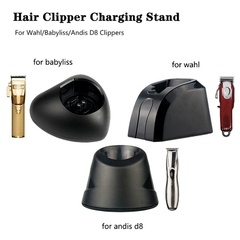 Para Wahl/Andis D8/Babyliss aparador de cabelo doca de carregamento barbeiro aparador elétrico suporte de carregamento aplicar para magia, sênior, d8, esqueleto