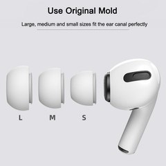 Novos fones de ouvido de silicone macio pontas de fone de ouvido tampa de fone de ouvido para apple airpods pro 3 peças tamanho lms pontas de fone de ouvido para airpods 3 - comprar online