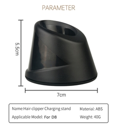 Para Wahl/Andis D8/Babyliss aparador de cabelo doca de carregamento barbeiro aparador elétrico suporte de carregamento aplicar para magia, sênior, d8, esqueleto