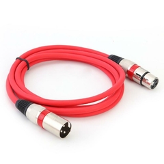 1.8M DMX Stage DJ Cabo Macho para Fêmea XLR 3Pin Cabo de Áudio Conector Fio Para Microfone Mixer Amplificador na internet