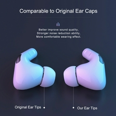 Novos fones de ouvido de silicone macio pontas de fone de ouvido tampa de fone de ouvido para apple airpods pro 3 peças tamanho lms pontas de fone de ouvido para airpods 3