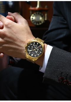 Imagem do NIBOSI Sport Relógios Masculinos Top Brand Luxo Relógios de Pulso de Quartzo Masculino Impermeável Cronógrafo Militar Relógios Masculino Relogio Masculino