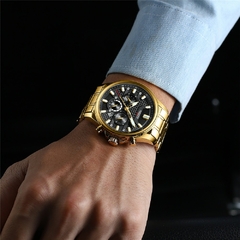 Imagem do NIBOSI Sport Relógios Masculinos Top Brand Luxo Relógios de Pulso de Quartzo Masculino Impermeável Cronógrafo Militar Relógios Masculino Relogio Masculino