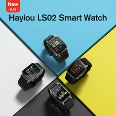 Original Haylou LS02 Smart Watch Men, IP68 À Prova D' Água, 12 Modelos Esportivos, Bluetooth 5.0 Sport Frequência Cardíaca Monito, Versão Inglesa - Hi Tech Tecnologia