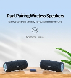 Mifa a90 alto-falante bluetooth 60 w potência de saída alto-falante bluetooth com amplificador classe d excelente baixo performace alto-falante de acampamento - comprar online