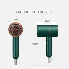 Imagem do Ar de aquecimento e resfriamento doméstico Secador de cabelo Eletrodomésticos de alta potência ânion luz azul Ferramentas de modelagem antiestática
