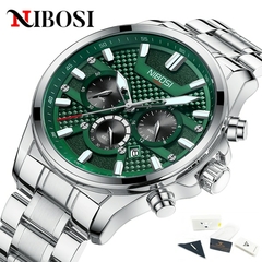 NIBOSI Sport Relógios Masculinos Top Brand Luxo Relógios de Pulso de Quartzo Masculino Impermeável Cronógrafo Militar Relógios Masculino Relogio Masculino - comprar online